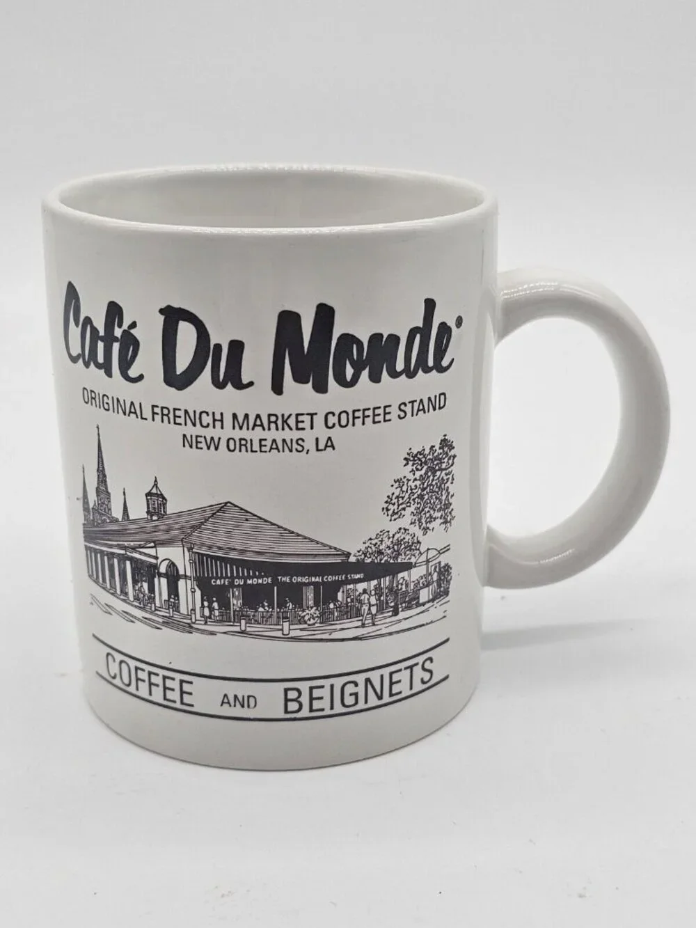 Cafe Du Monde Coffee Mug Cup French Market Coffee Stand New Orleans LA Beignets